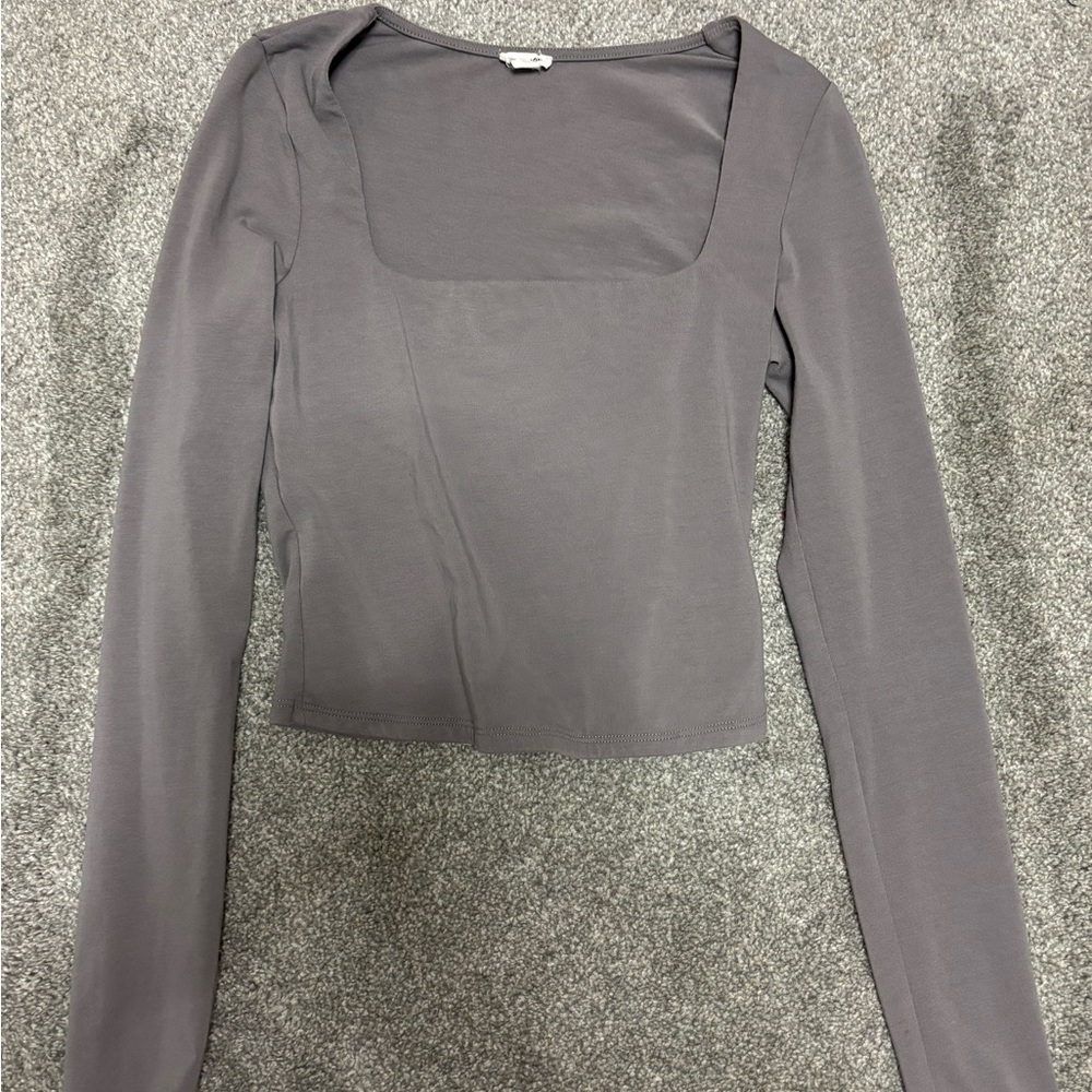 Garage Women's Charcoal Long Sleeve Top